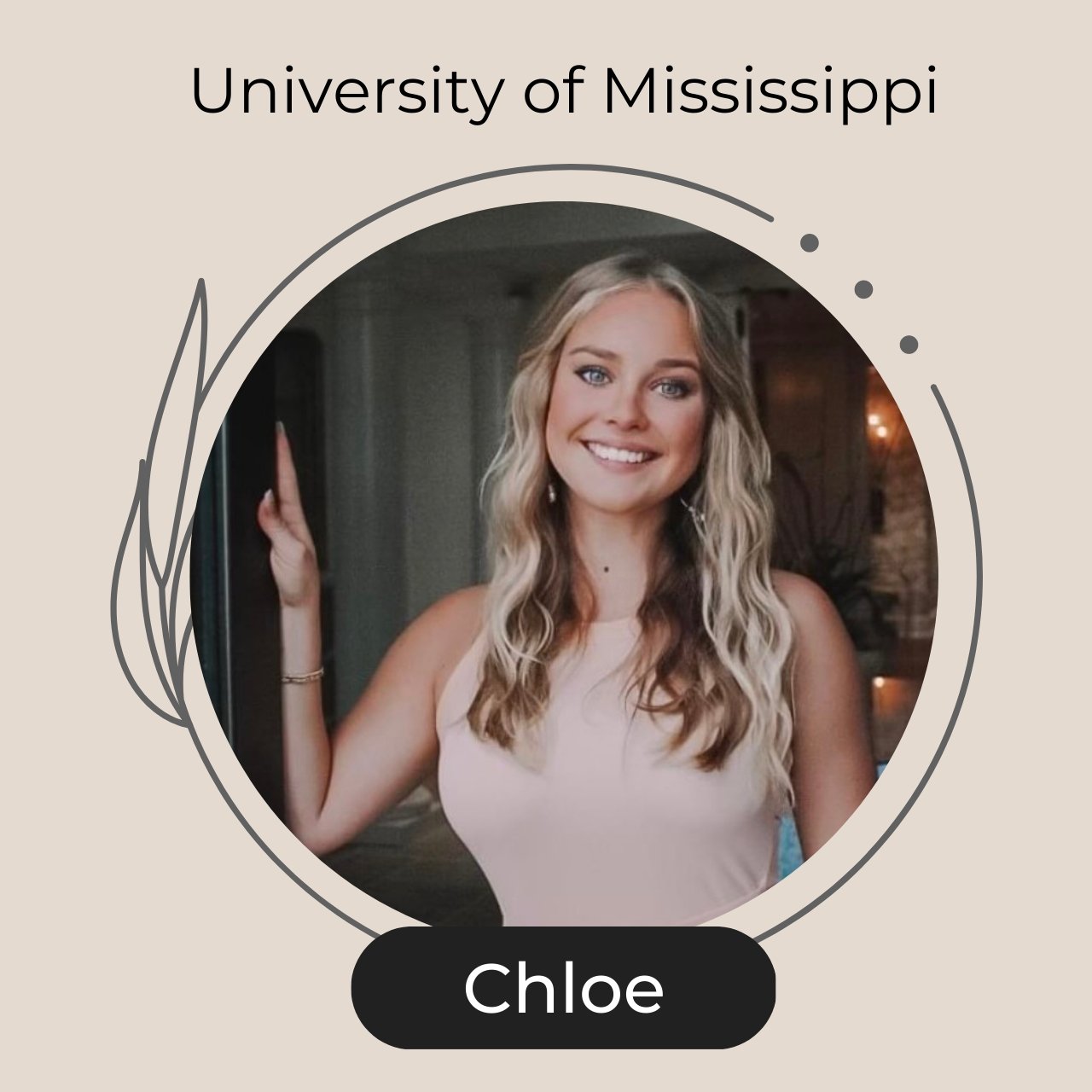 Chloe F. - Confiday - University of Mississippi